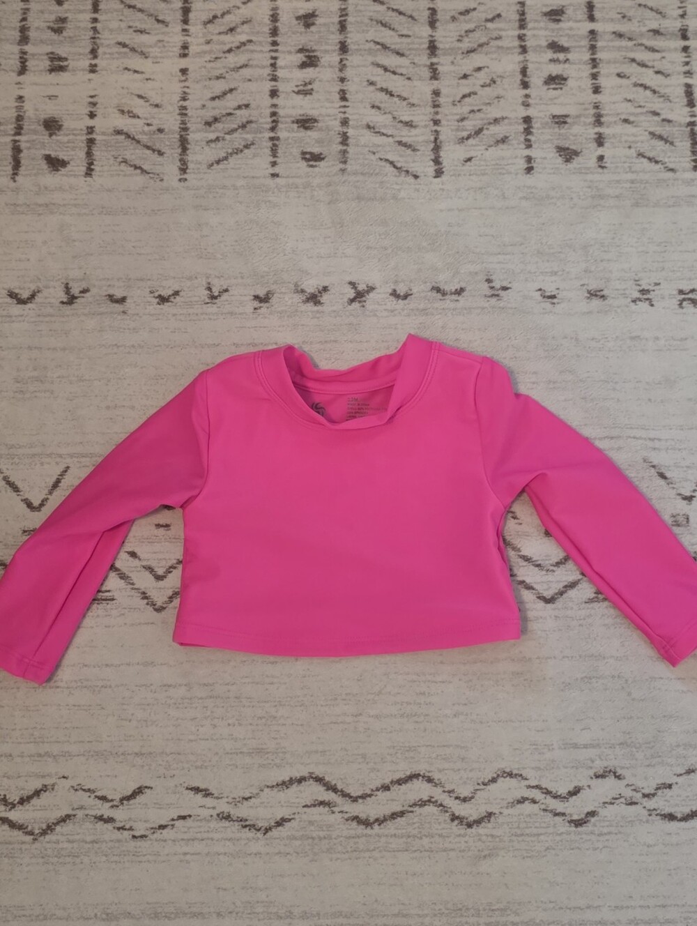 Sol Borne Hot Pink Swim Shirt 12m